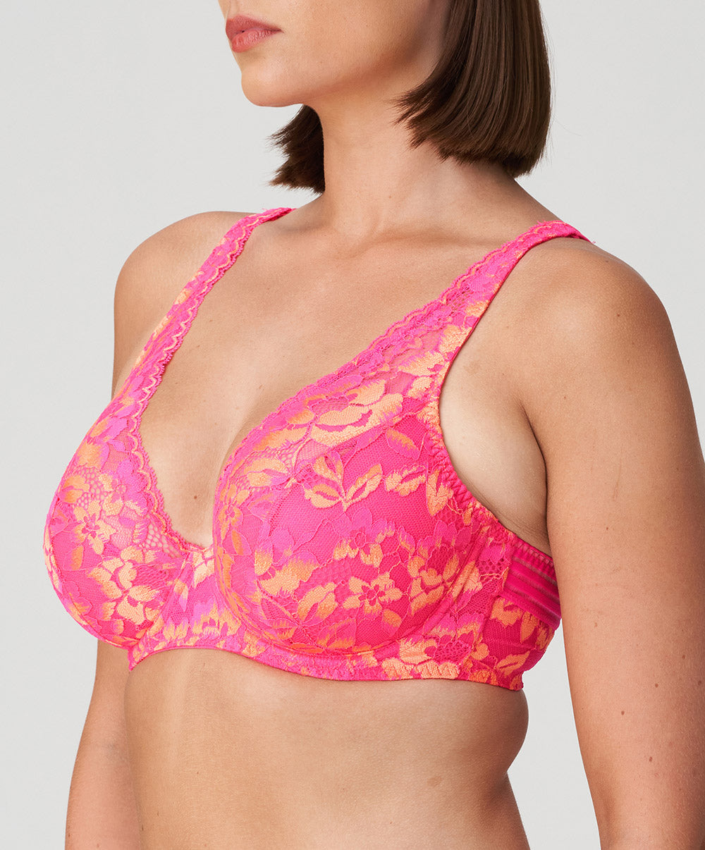 Soutien-gorge demi-mousse plongeant armatures Twist PrimaDonna Verao L.A. pink 0142374-LSP