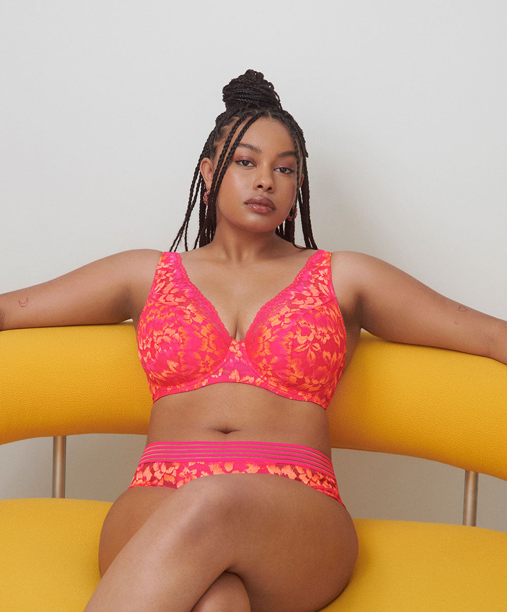 Soutien-gorge demi-mousse plongeant armatures Twist PrimaDonna Verao L.A. pink 0142374-LSP