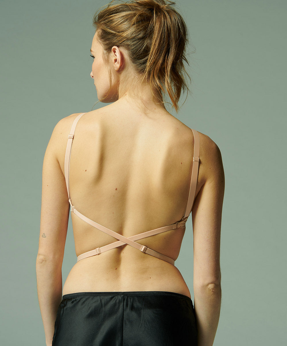 Soutien-gorge dos nu multipositions Simone Pérèle Eden peau rosée 12E370-739