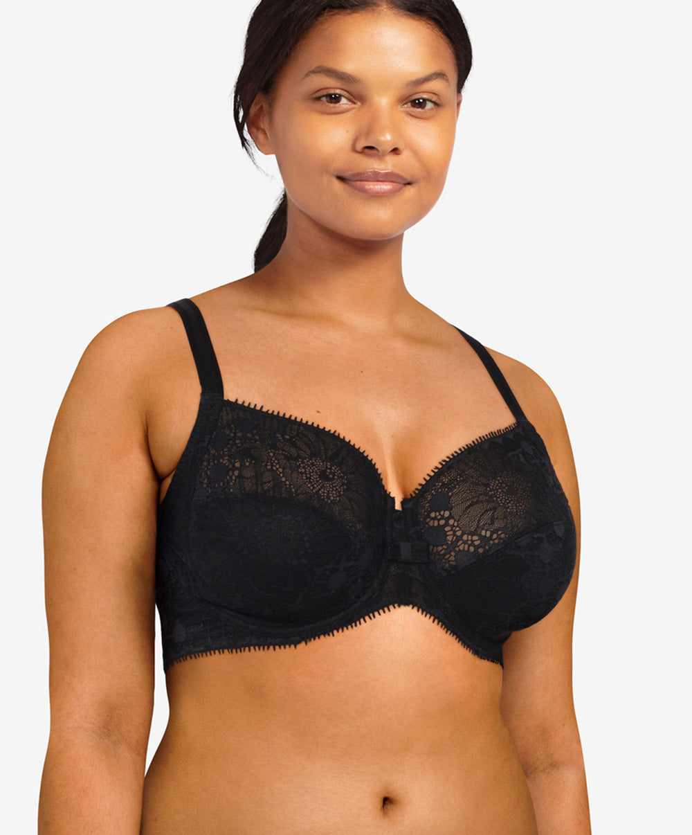 Soutien-gorge à armatures couvrant grande taille Chantelle Day to Night noir C15F10-011