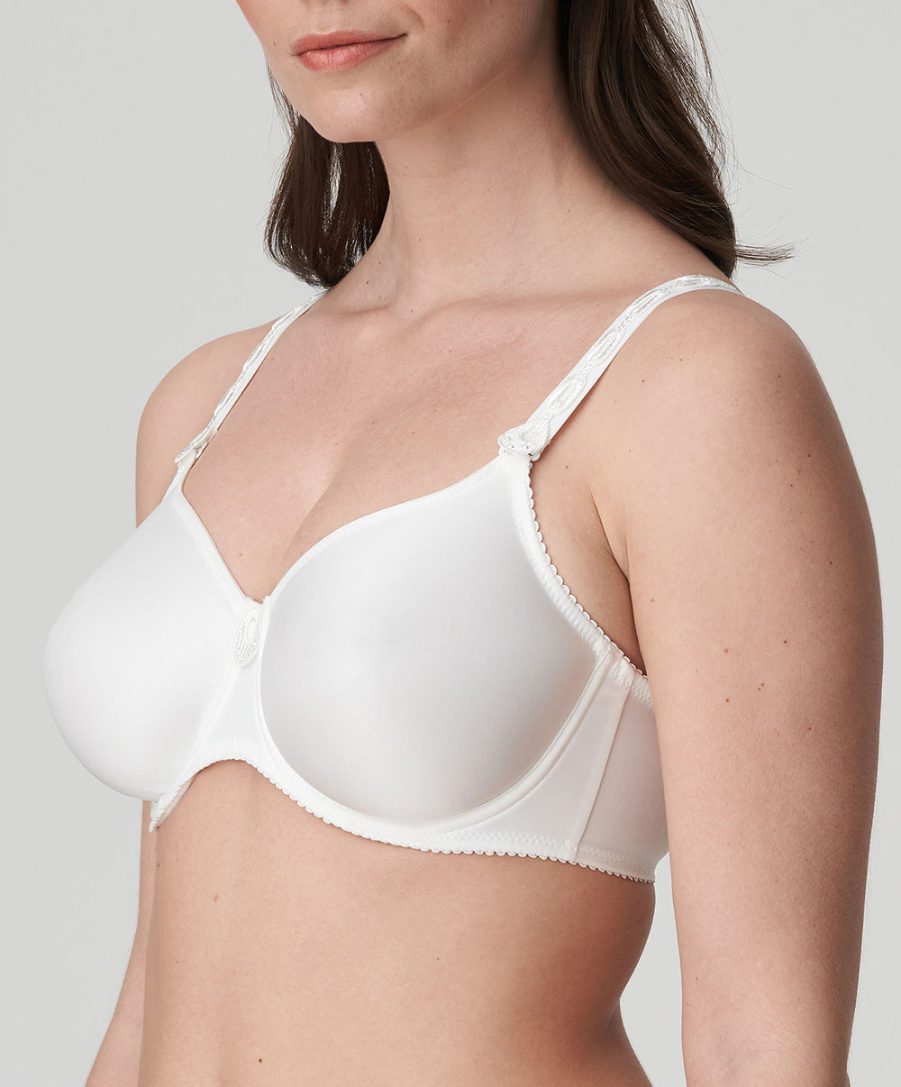 Soutien-gorge emboitant moulé grande taille à armatures invisible PrimaDonna Satin noir 0161332-0161333-NAT