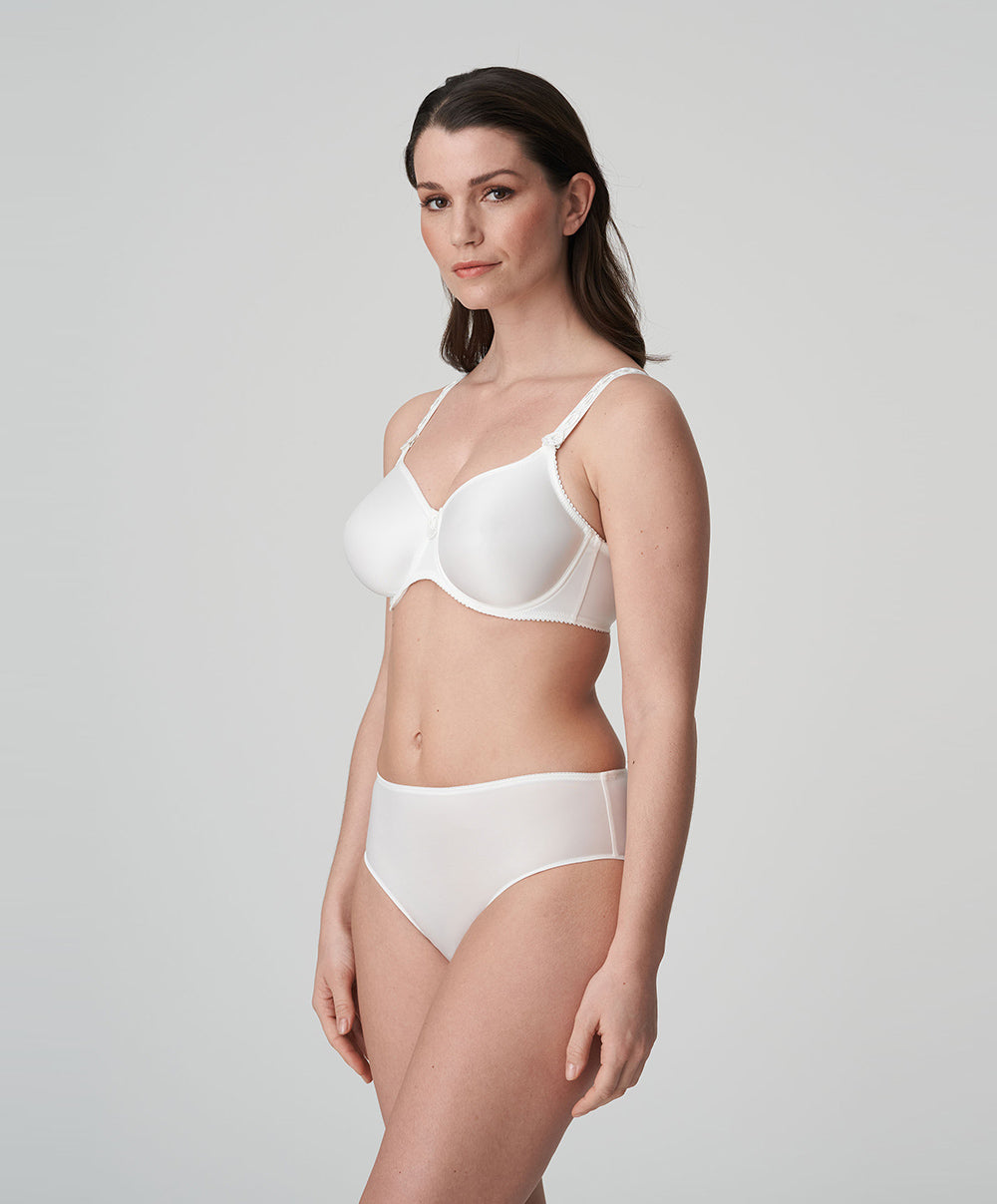 Soutien-gorge emboitant moulé grande taille à armatures invisible PrimaDonna Satin noir 0161332-0161333-NAT