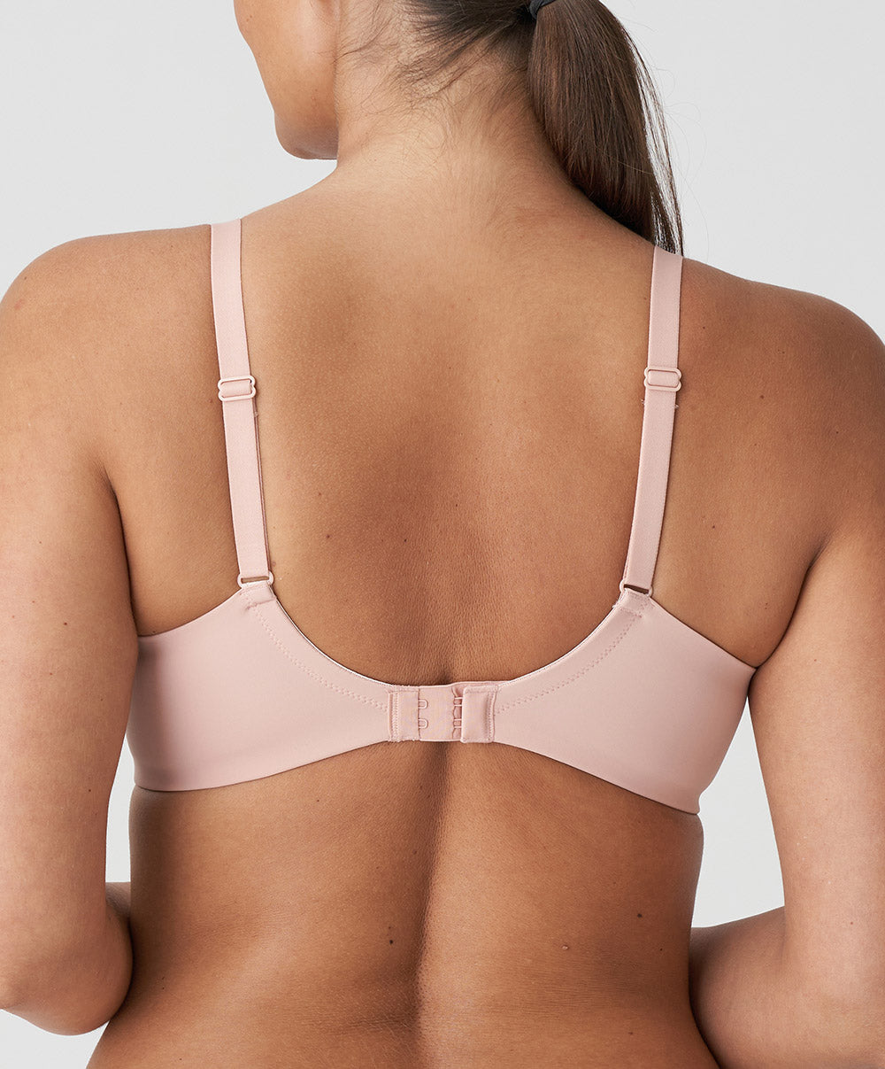 Soutien-gorge emboitant moulé lisse invisible à armatures PrimaDonna Figuras rose poudré 0163250-PWD