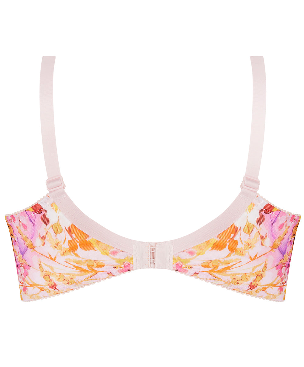 Soutien-gorge grande taille armature couvrant Lise Charmel Jardins de Lumière bouquet multicolore BCH6149-BL