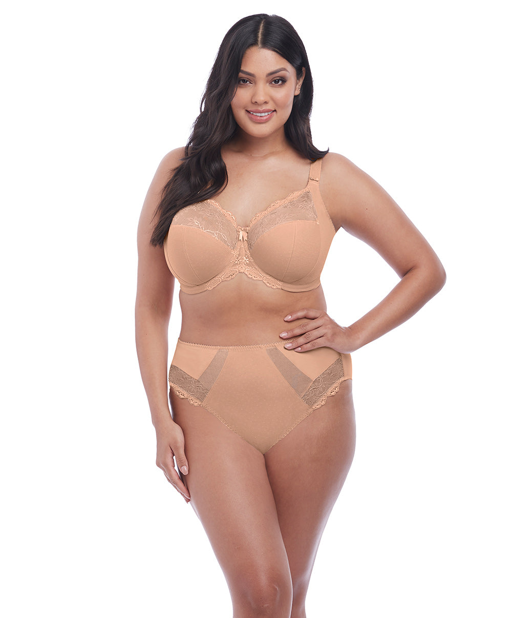 Soutien-gorge grande taille armatures Elomi Meredith Sahara EL4440-SAH face