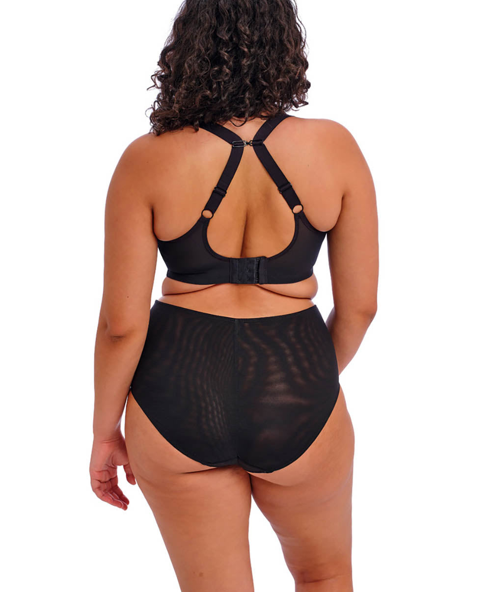 Soutien-gorge grande taille armature plongeant Elomi Matilda Black dot EL8900-BDT