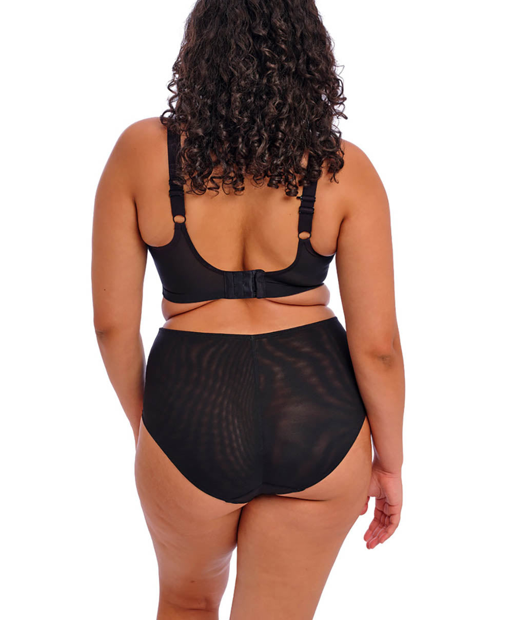 Soutien-gorge grande taille armature plongeant Elomi Matilda Black dot EL8900-BDT