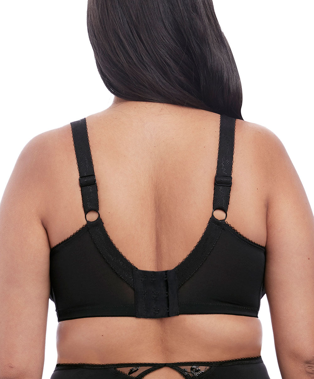 Soutien-gorge grande taille armature plongeant Elomi Roxanne noir EL4460-BLK
