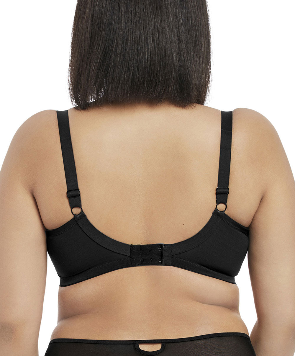 Soutien-gorge grande taille armature plongeant Elomi Sachi noir