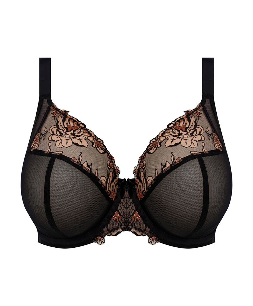 Soutien-gorge grande taille armature plongeant Elomi Teagan Almond EL302602-ALM