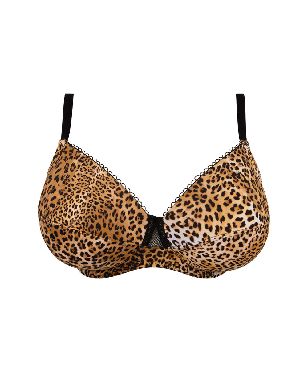 Soutien-gorge grande taille couvrant Antigel de Lise Charmel Libre Panthère fauve et noir FCH6138-FN 10