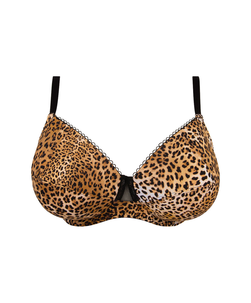 Soutien-gorge grande taille couvrant Antigel de Lise Charmel Libre Panthère fauve et noir FCH6138-FN 10