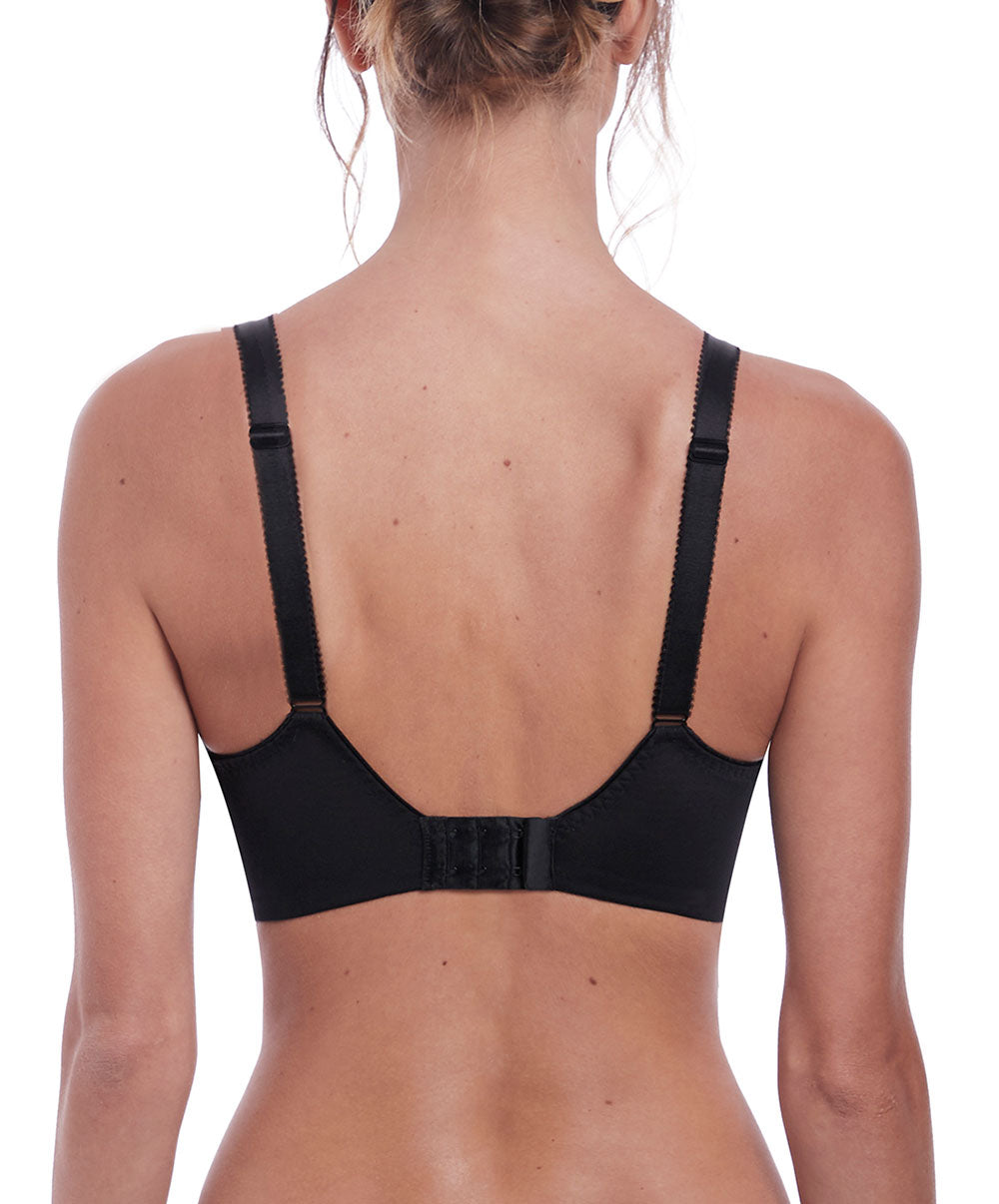 Soutien-gorge grande taille couvrant Fantasie Anoushka noir FL3213-BLK face