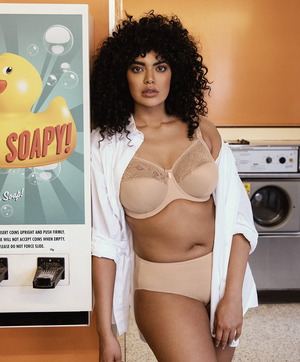 Soutien-gorge grande taille couvrant avec armatures Elomi Morgan sahara EL4111-SAH