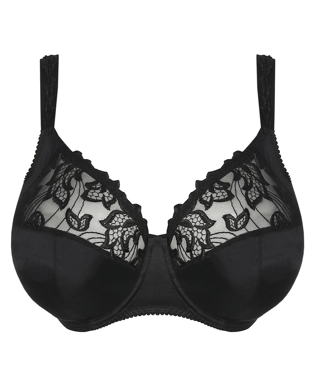 Soutien-gorge grande taille emboitant armatures PrimaDonna Deauville noir 0161815-ZWA