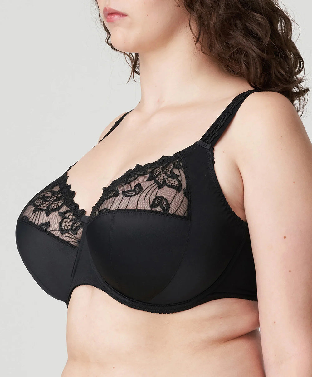 Soutien-gorge grande taille emboitant armatures PrimaDonna Deauville noir 0161815-ZWA