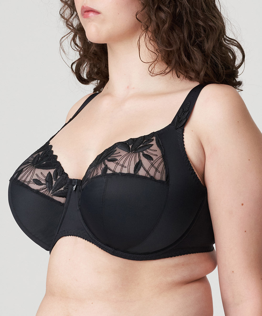 Soutien-gorge grande taille emboitant armatures PrimaDonna Orlando charbon 0163155-CHB
