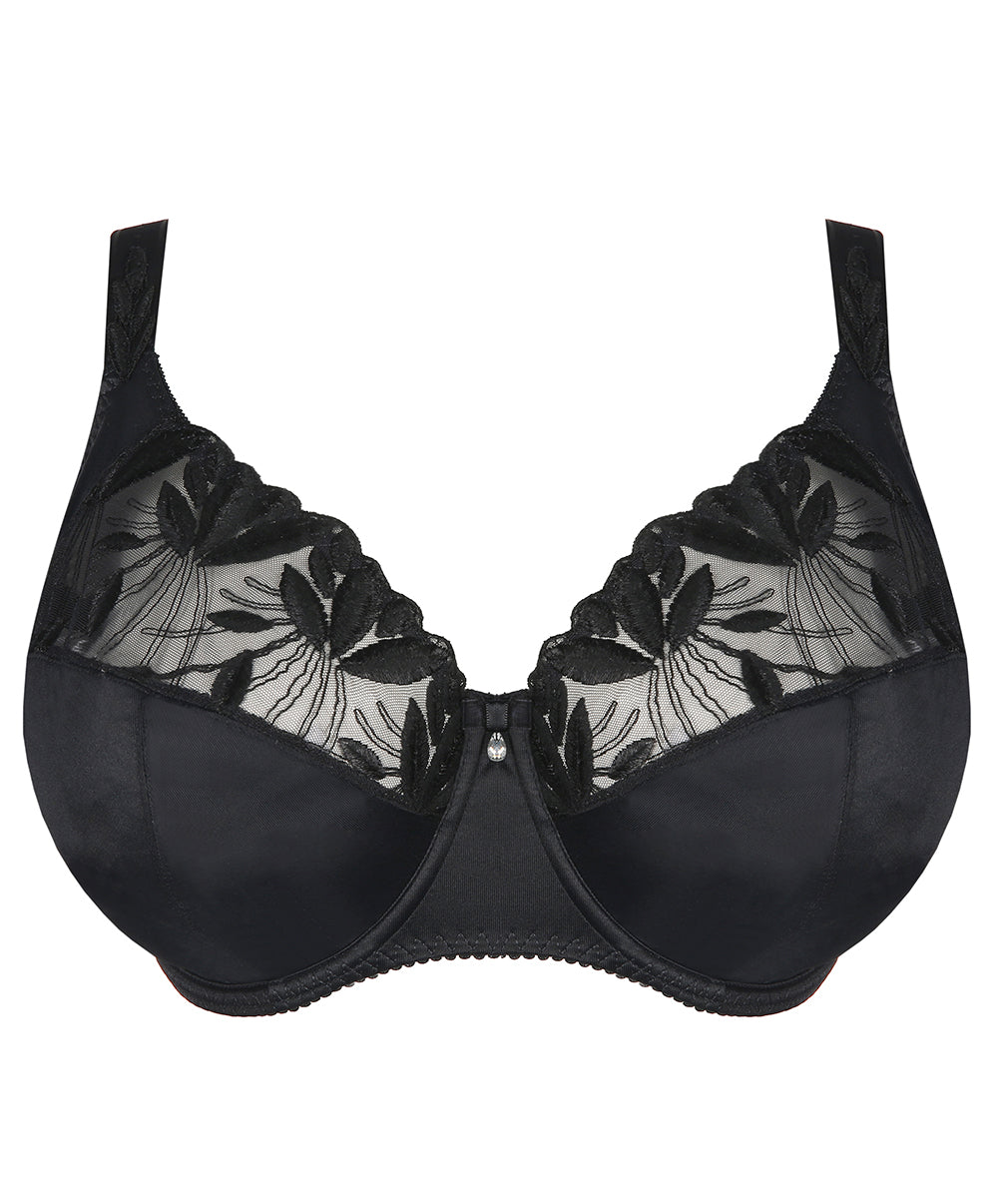 Soutien-gorge grande taille emboitant armatures PrimaDonna Orlando charbon 0163155-CHB