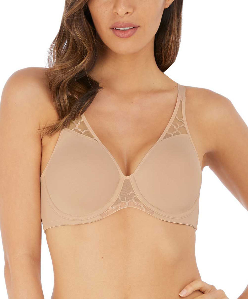 Soutien-gorge moulé armatures triangle Wacoal Lisse frappe nude WE145001-FRP