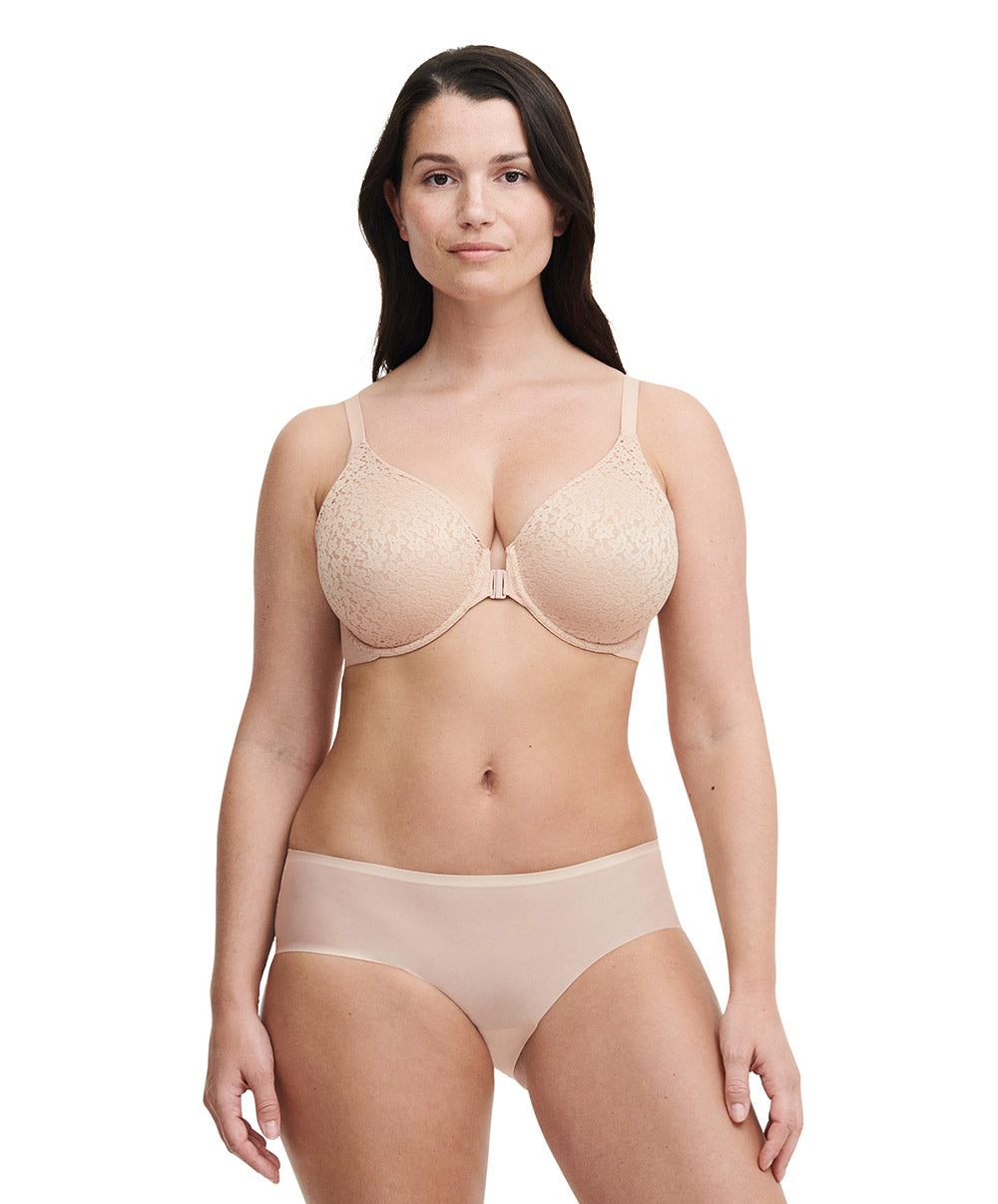Soutien-gorge moulé enveloppant apex haute Chantelle Norah beige doré C13F60-01N