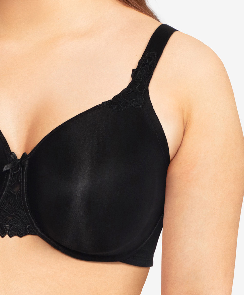 Soutien-gorge moulé enveloppant avec armatures Chantelle Hedona noir C20310-011