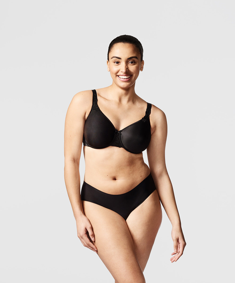 Soutien-gorge moulé enveloppant avec armatures Chantelle Hedona noir C20310-011
