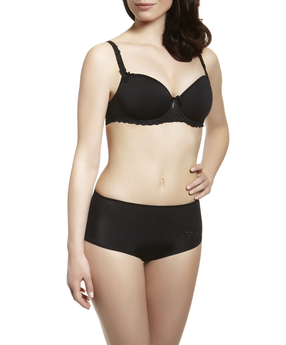 Soutien-gorge moulé padding spacer forme corbeille bretelles multipositions Simone Pérèle Andora noir 131343-015