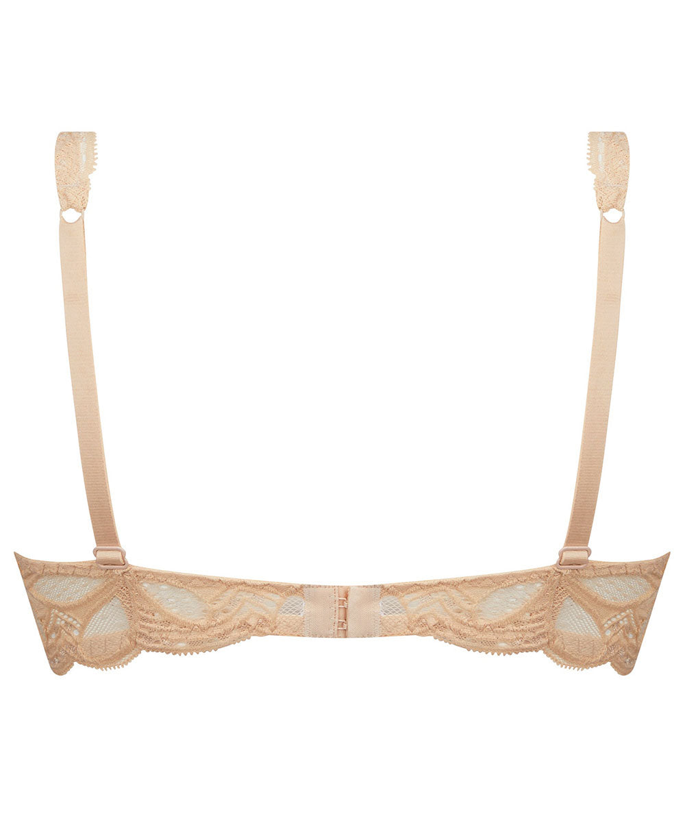 Soutien-gorge mousse à armatures forme triangle Antigel de Lise Charmel Stricto Sensuelle pêche ECH7017-SP 100