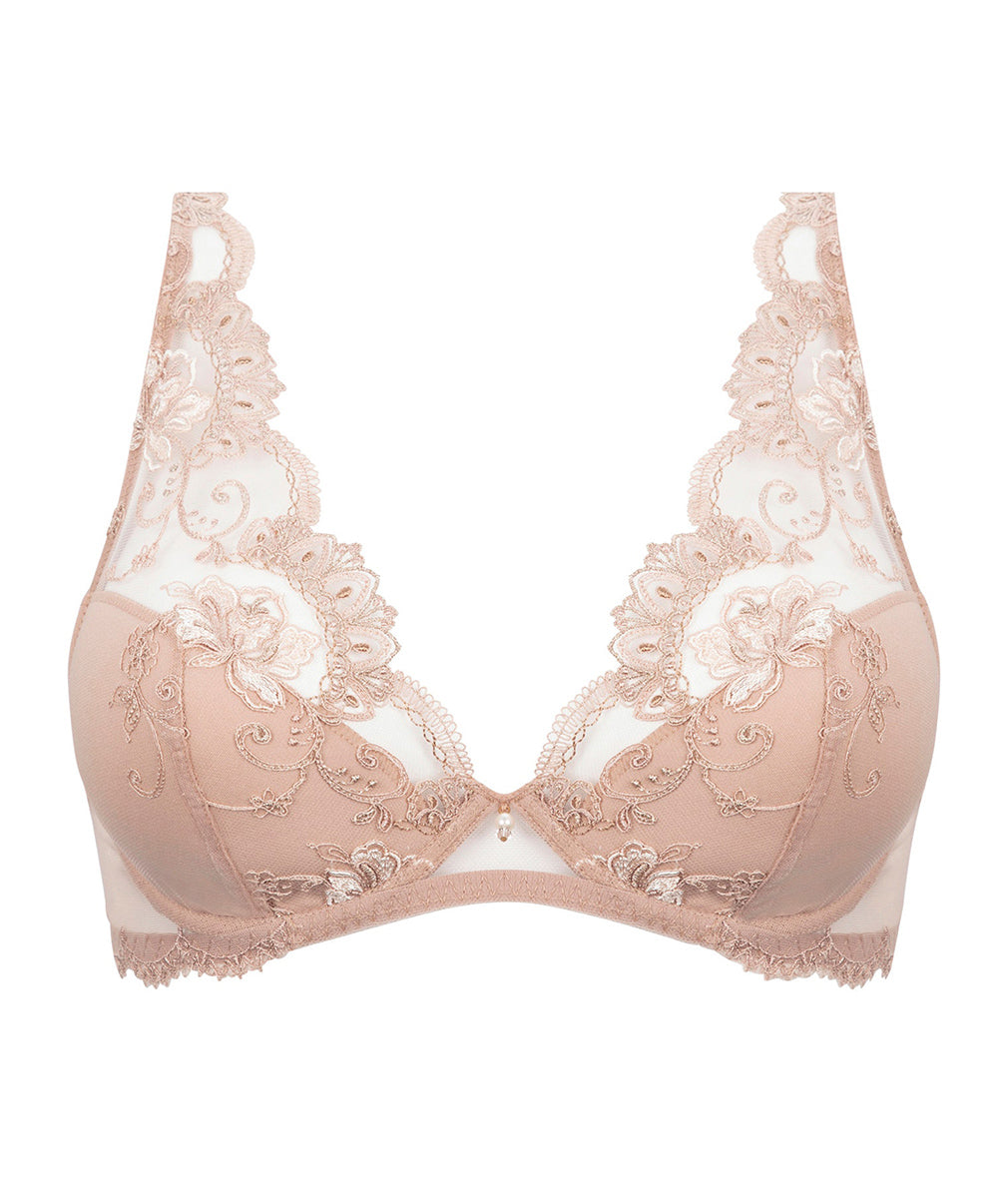 Soutien-gorge mousse à armatures forme triangle Lise Charmel Déesse en Glam nude ACH7015-DN