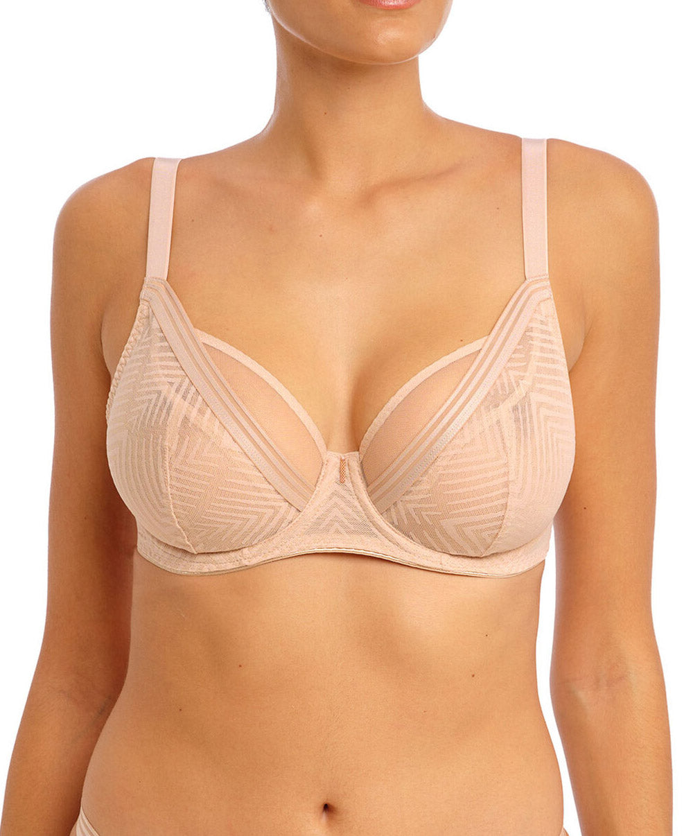 Soutien-gorge décolleté plongeant armature apex haute Freya Tailored natural beige AA401121-NAE