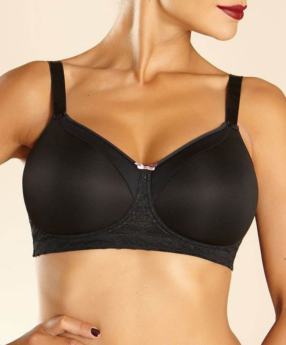 Soutien-gorge-post-opératoire-sans-armatures Confort absolu Chantelle Noir