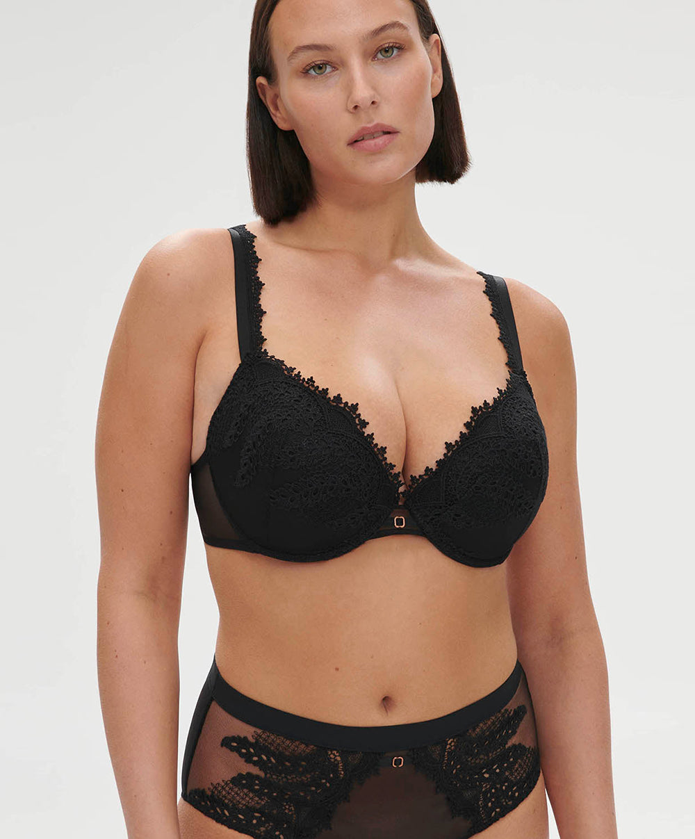 Soutien-gorge push-up cookies amovibles Simone Pérèle Mystic noir 1D3340-015