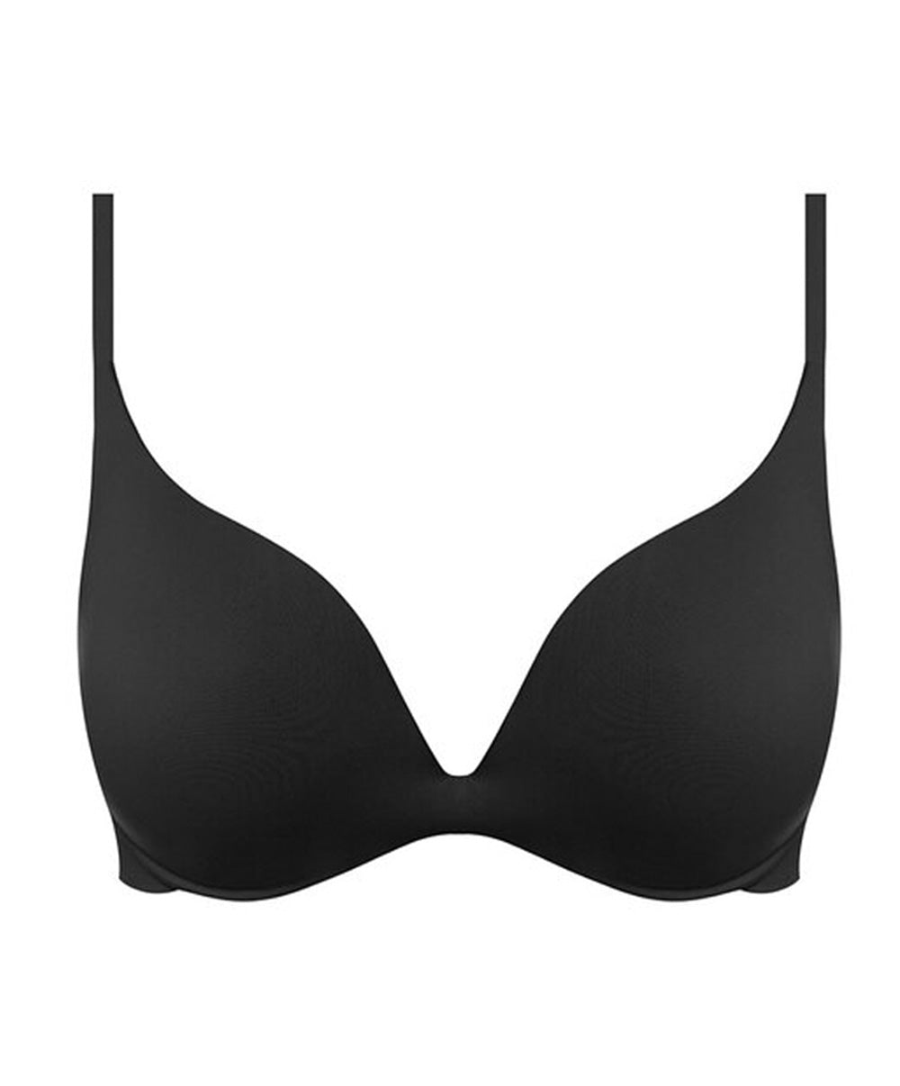 Soutien-gorge push-up armatures multipositions Wacoal Inès Secret noir WE601014-BLK