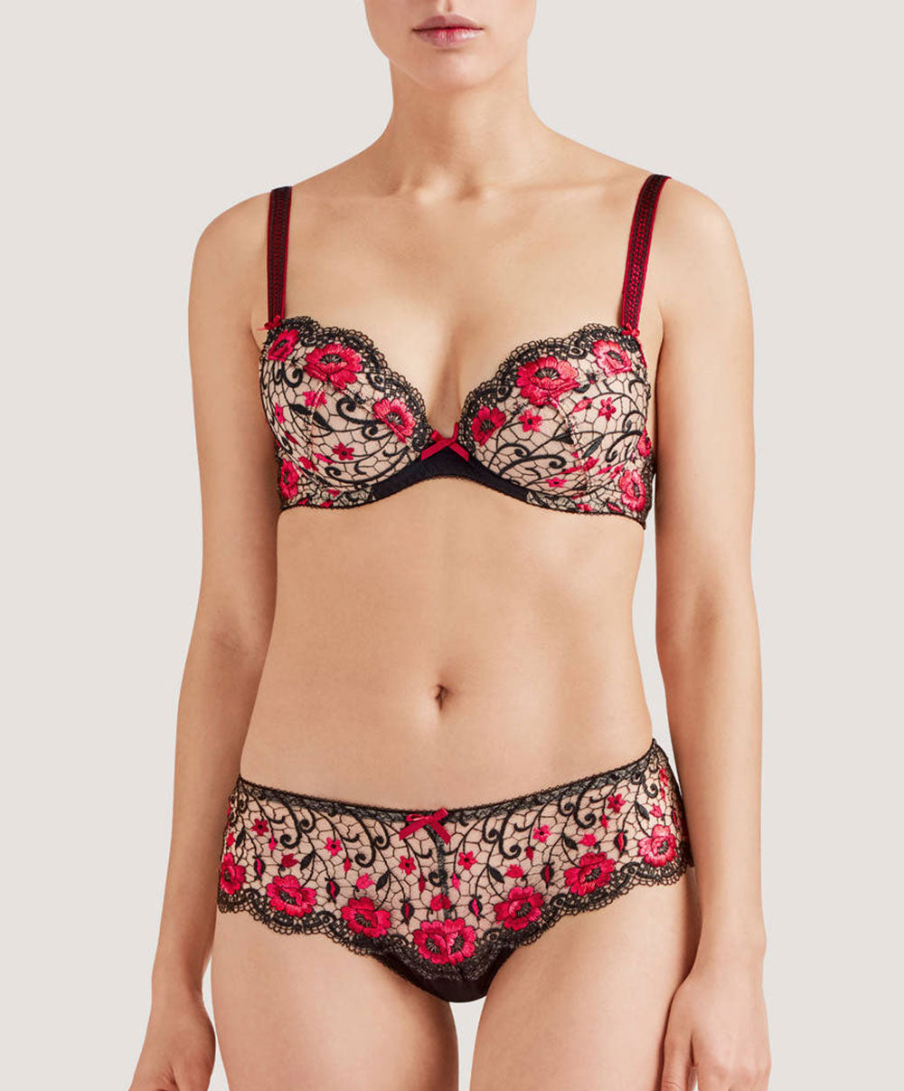 Soutien-gorge push-up coussinets amovibles Fièvre andalouse Carmen Aubade QC18-CMEN