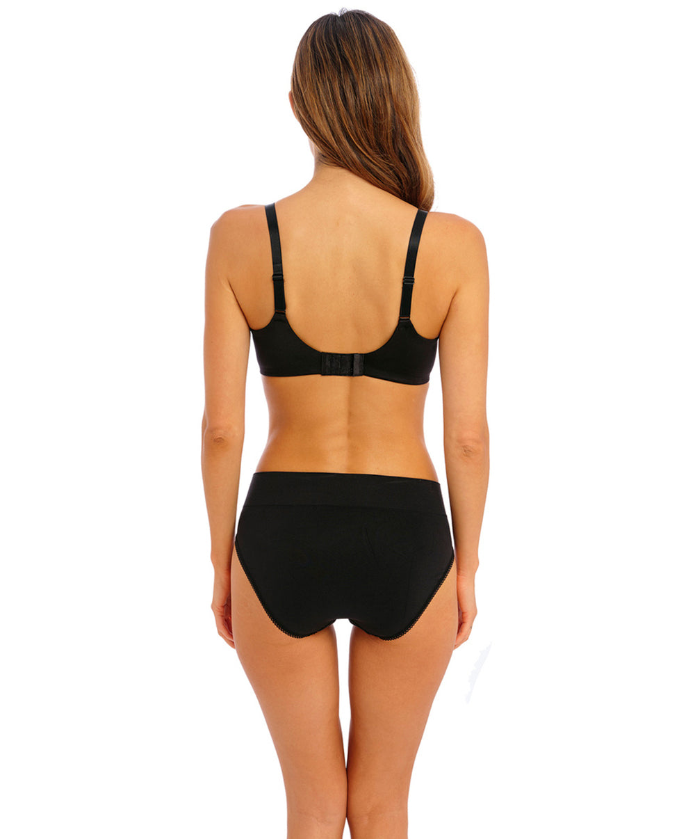 Soutien-gorge rehausse poitrine avec armatures grande taille Wacoal Elevated Allure rose dust WA855336-BLK