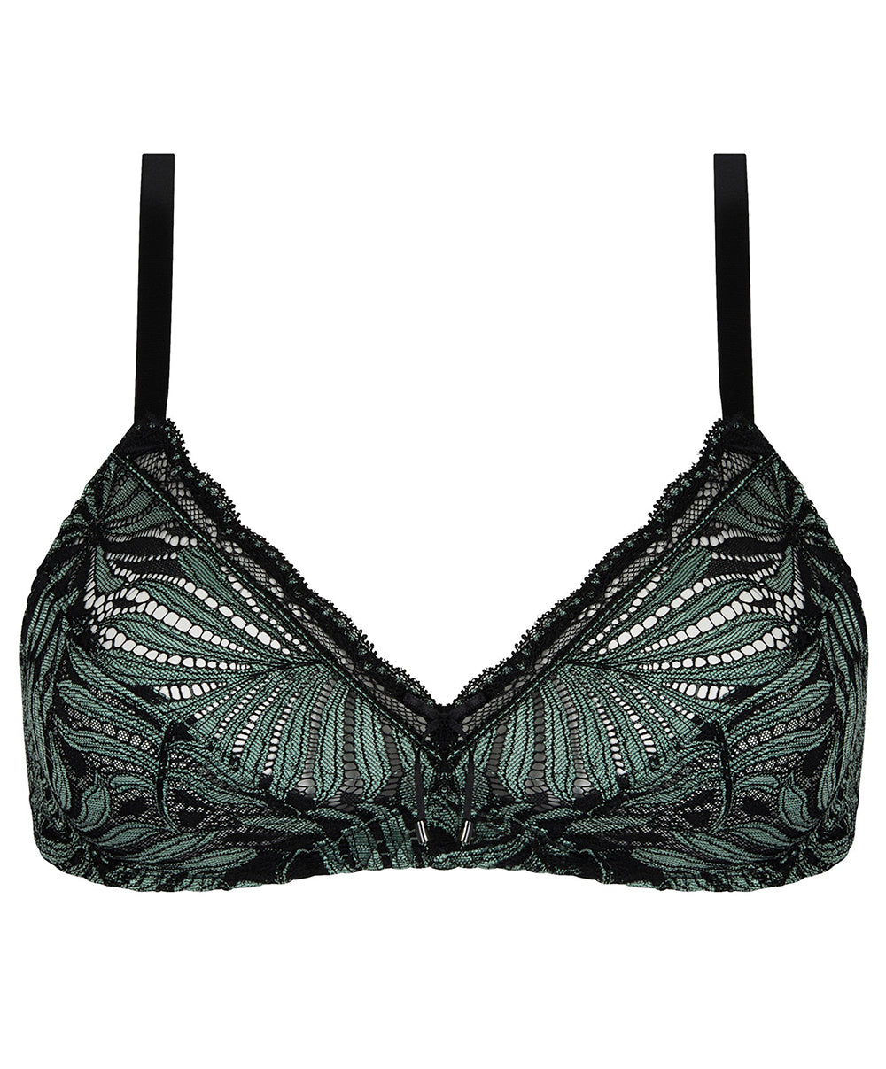 Soutien-gorge sans armature Antigel de Lise Charmel Jungle du Soir vert minuit ECJ6544-VM