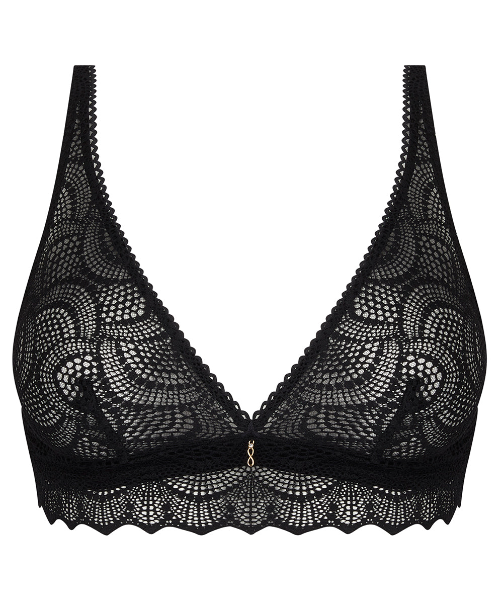 Soutien-gorge sans armature Antigel de Lise Charmel Sexy Bohême noir ECJ6640-NO