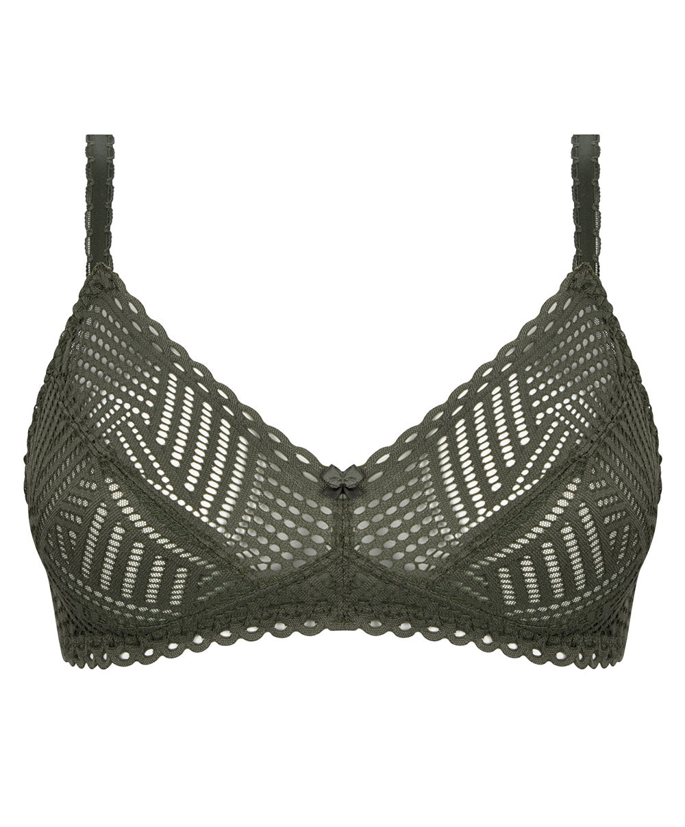 Soutien-gorge sans armature Antigel de Lise Charmel Tressage Graphic éclat aventure kaki ECC6537-EA