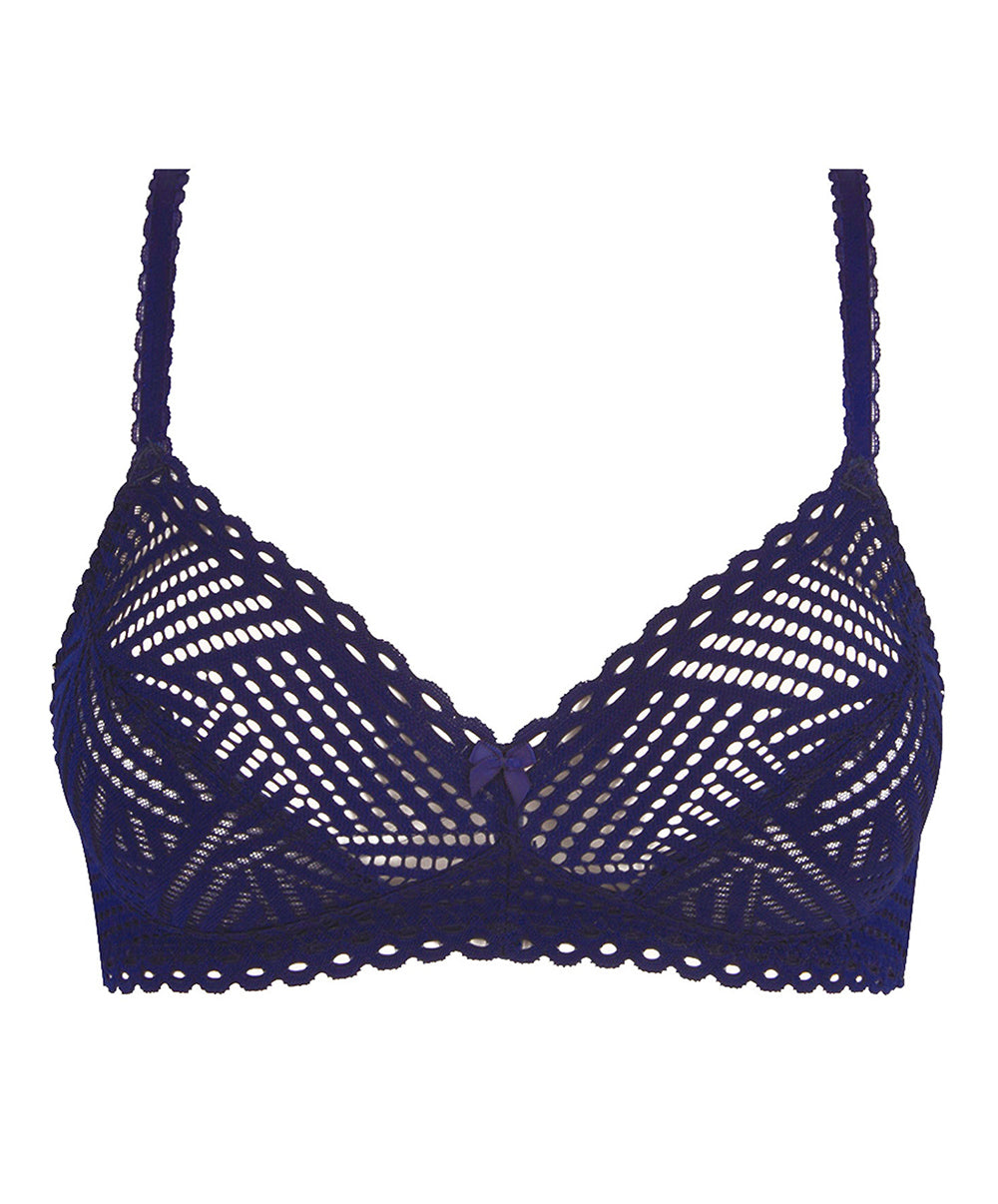 Soutien-gorge sans armature Antigel de Lise Charmel Tressage Graphic marine ECC6537-TM