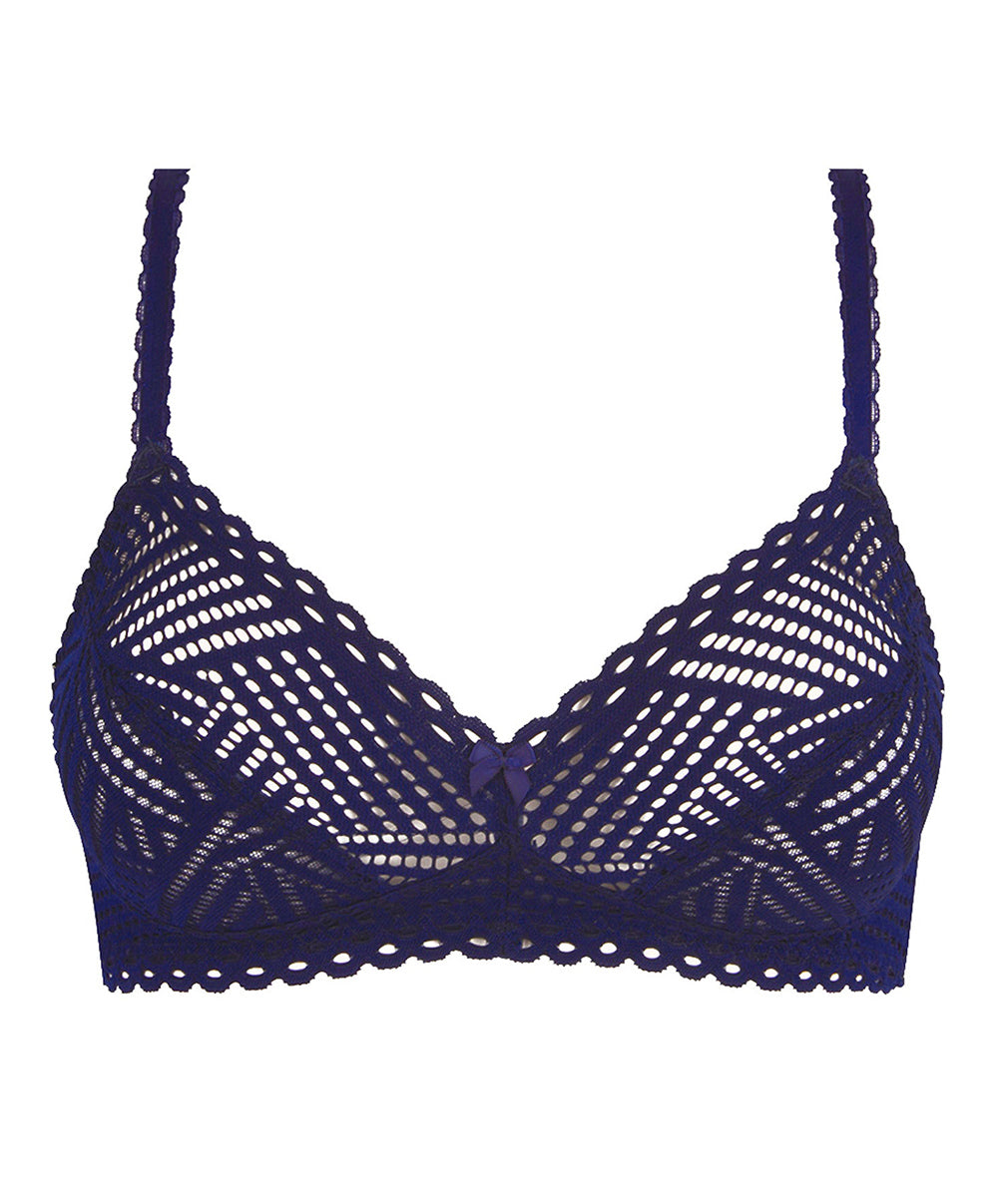 Soutien-gorge sans armature Antigel de Lise Charmel Tressage Graphic marine ECC6537-TM