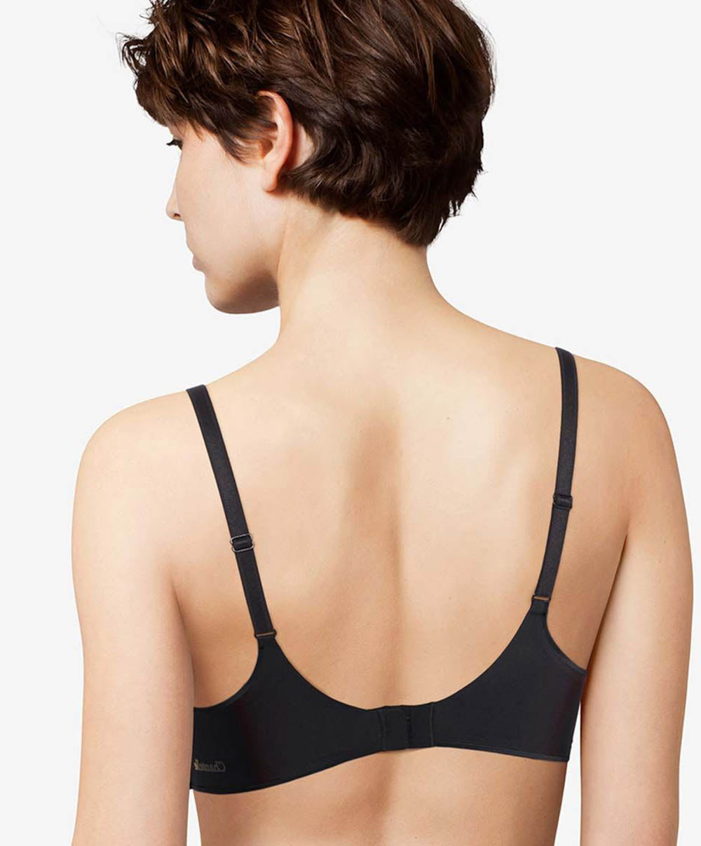 Soutien-gorge invisible sans armatures coque Chantelle Essentiall Noir C15G80-011