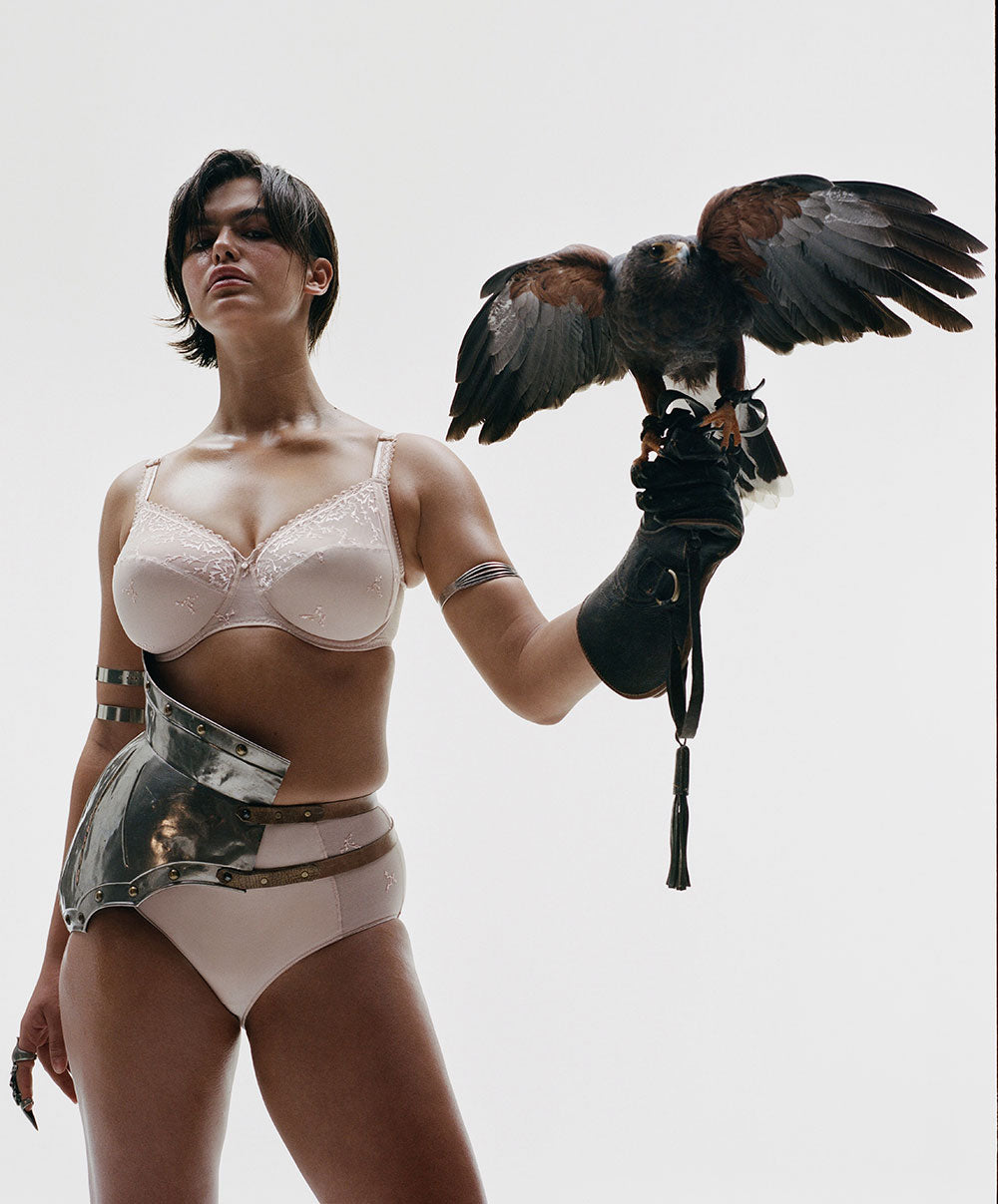 Soutien-gorge sans armatures Chantelle Every curve beige doré C16B20-01N