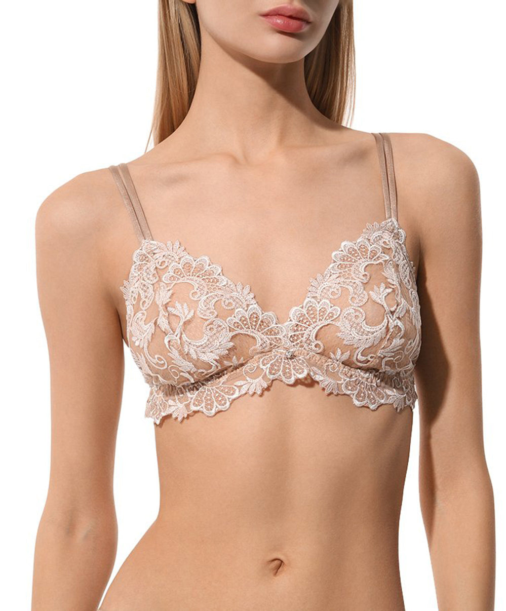 Soutien-gorge sans armatures Lise Charmel Dressing Floral ambre nacre ACC6588-AN