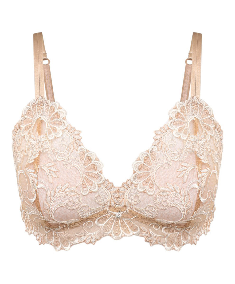 Soutien-gorge sans armatures Lise Charmel Dressing Floral ambre nacre ACC6588-AN