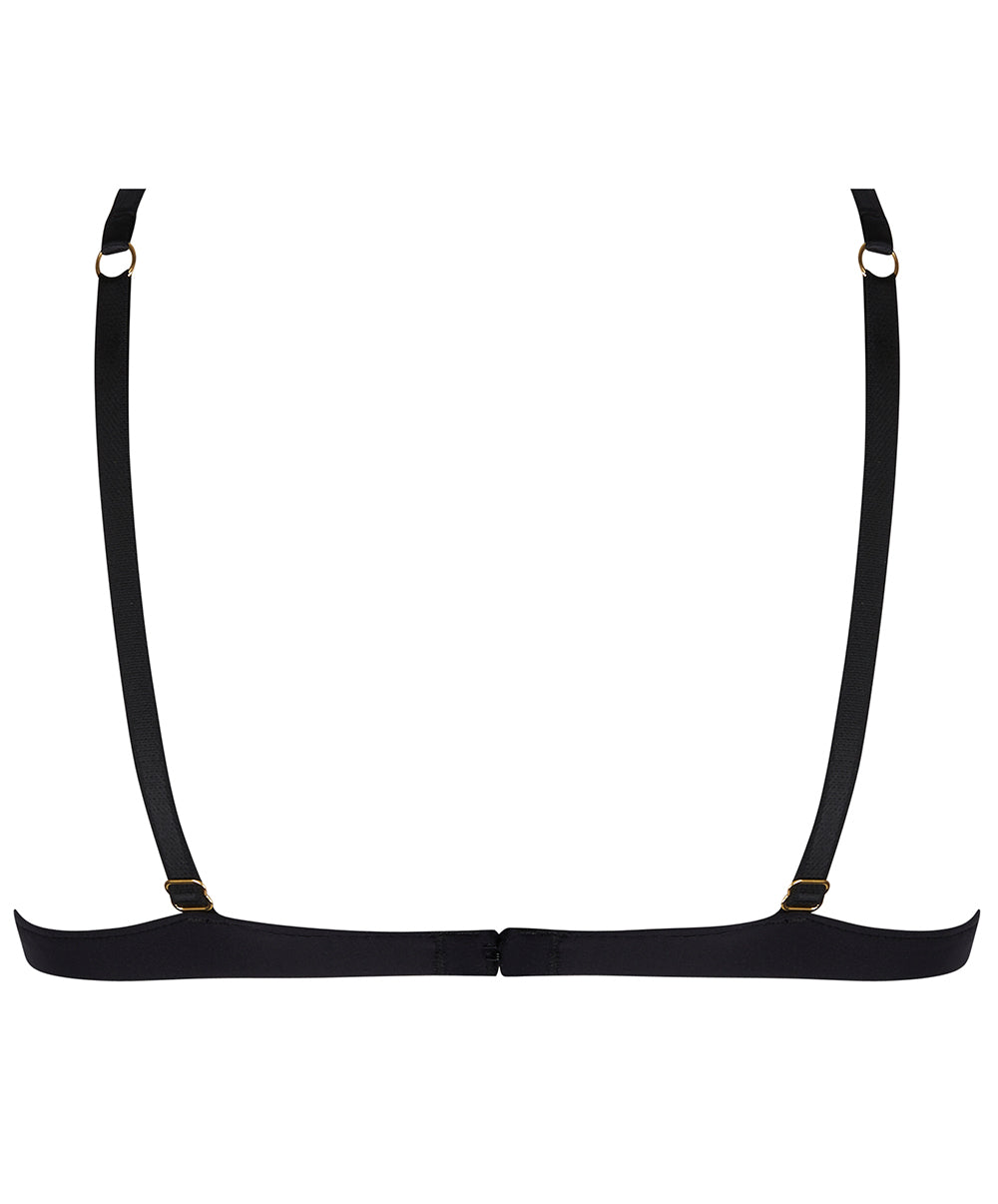 Soutien-gorge sans armatures Lise Charmel Éclats d'Or noir or ACJ6529-NO