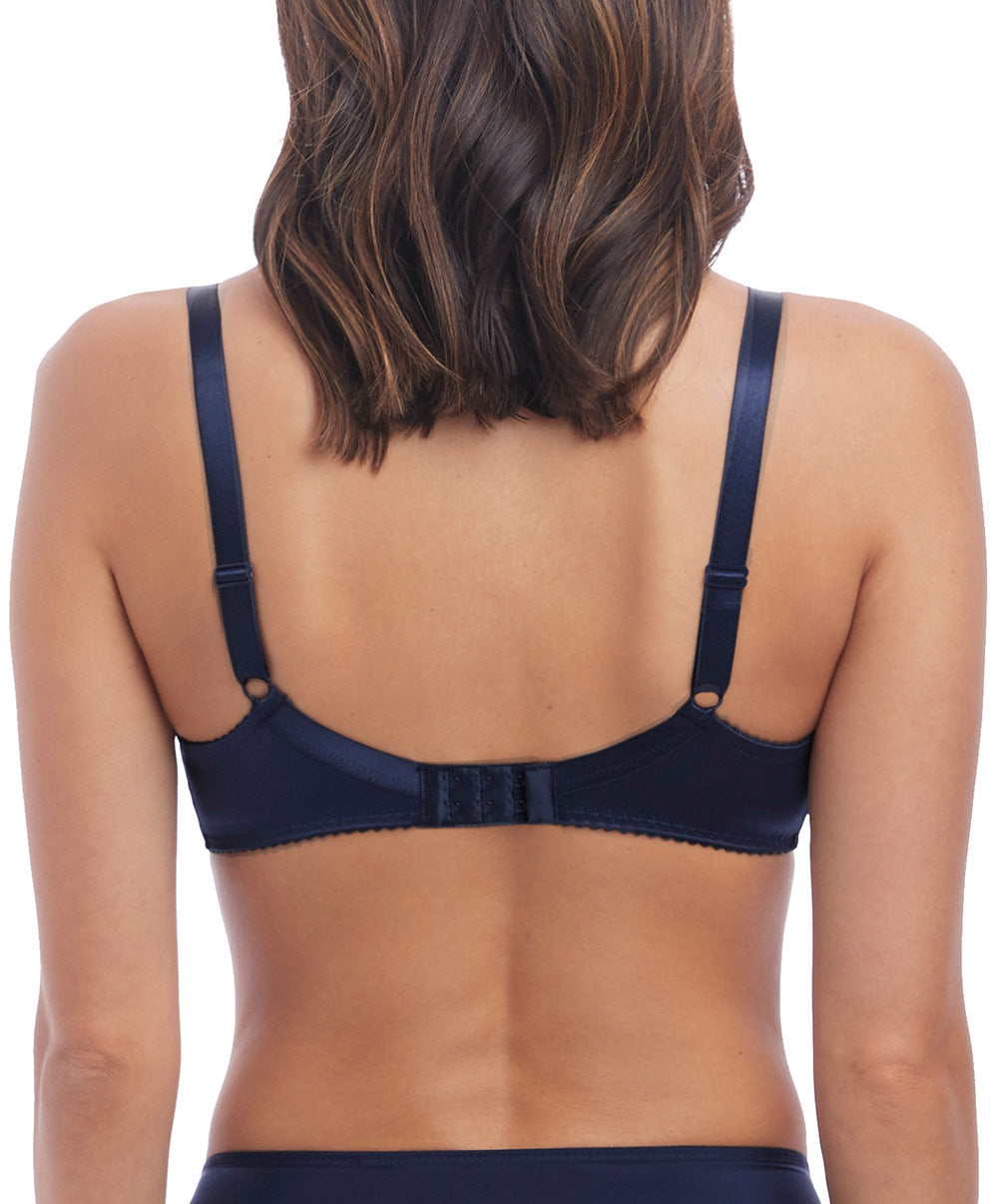 Soutien-gorge sans armatures Wacoal Eglantine bleu marine WEBFA162-INK