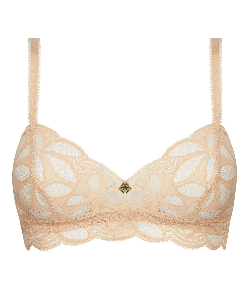 Soutien-gorge sans armatures brassière Antigel de Lise Charmel Stricto Sensuelle pêche ECH6617-SP 100