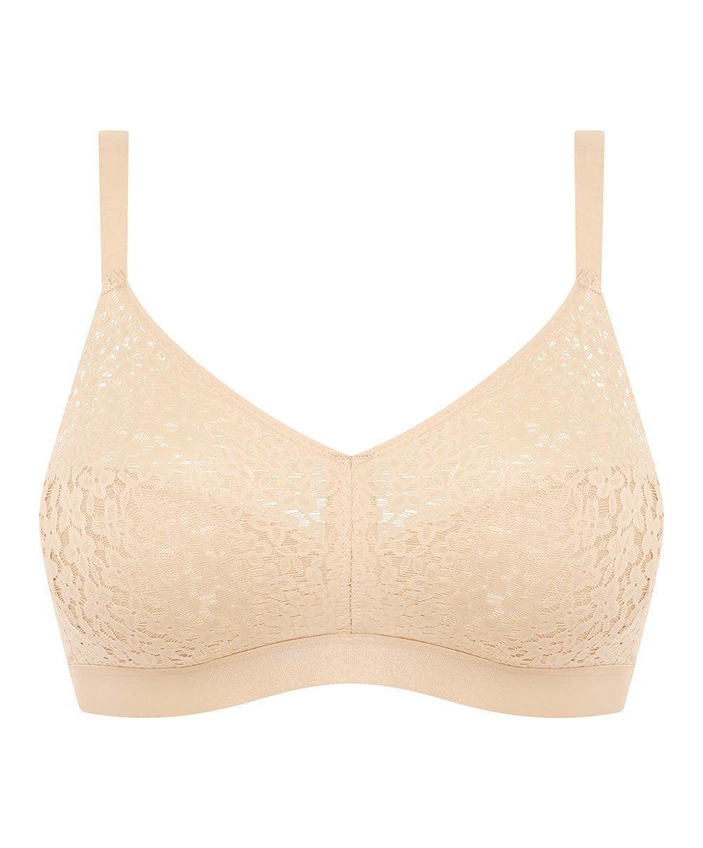 Soutien-gorge sans armatures brassière Chantelle Norah beige doré C13F80-01N