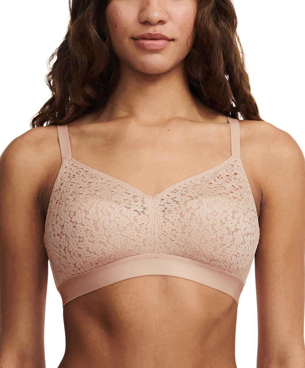 Soutien-gorge sans armatures brassière Chantelle Norah beige doré C13F80-01N