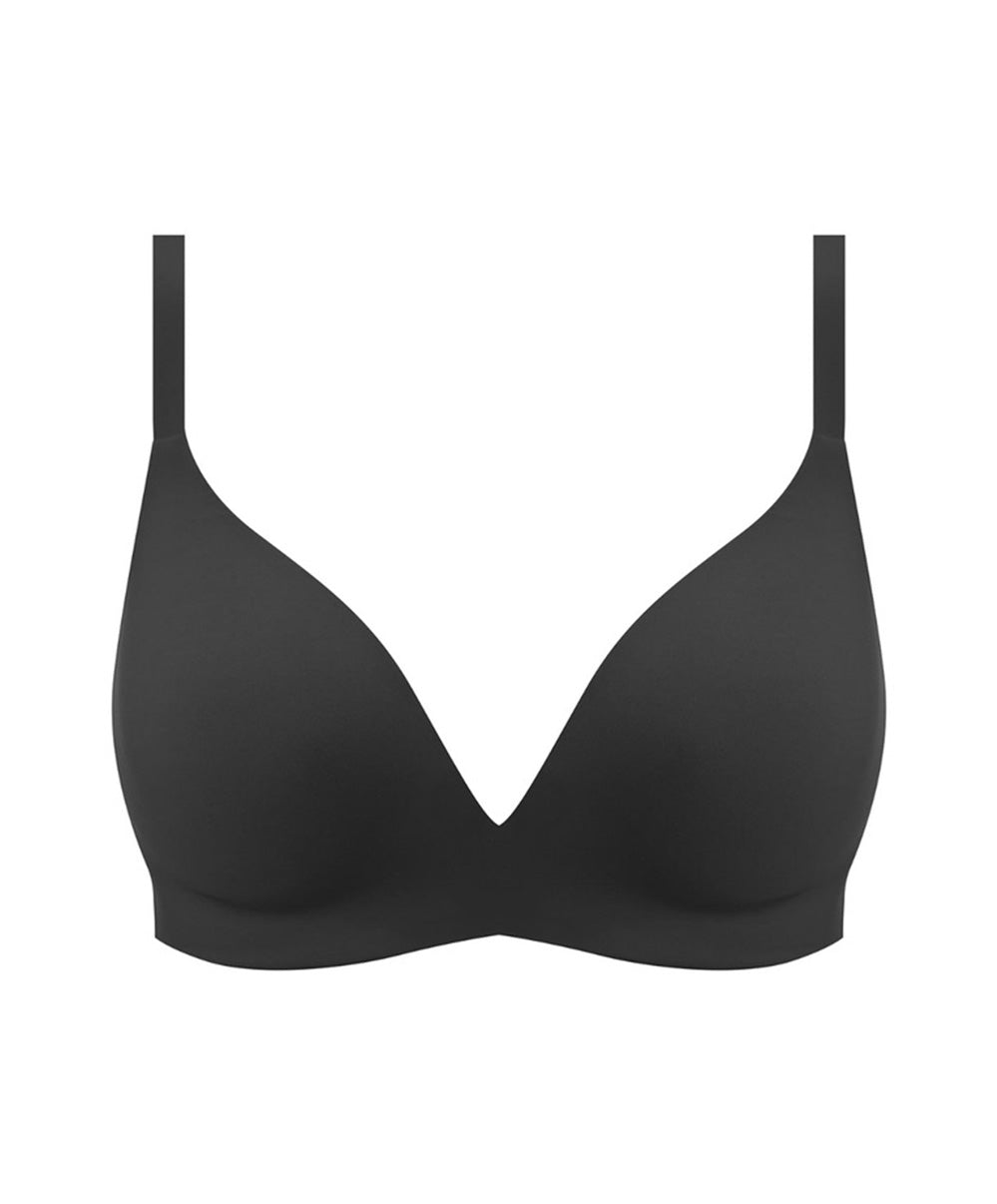 Soutien-gorge sans armatures contour Wacoal Inès Secret noir WE601008-BLK